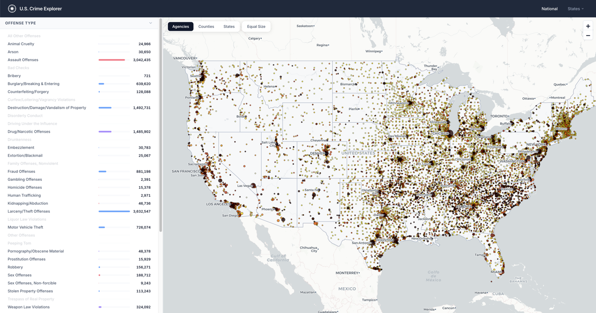 U.S. Crime Map logo
